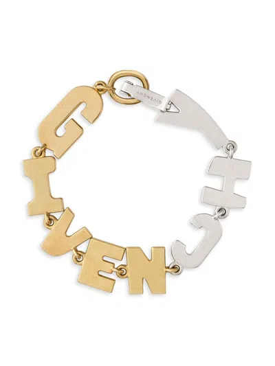 Givenchy Women's Letters Bracelet In Metal In Pink