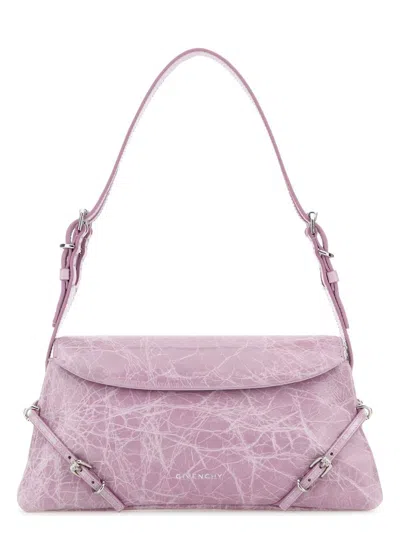 GIVENCHY WOMEN'S LILAC LEATHER PÃ¢Â¬Â¢TIT VOYOU SHOULDER BAG