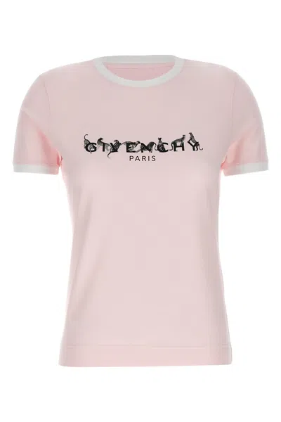 GIVENCHY GIVENCHY WOMEN LOGO PRINT T-SHIRT