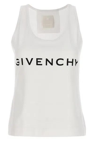 Givenchy Women Logo Print Tank Top In Multicolor