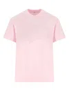 Givenchy Crew Neck Short Sleeve Straight Hem Top In Pink