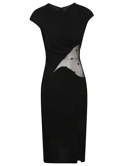GIVENCHY GIVENCHY WOMEN LONG DRESS WITH SLIT