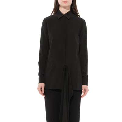 Givenchy Women's Long Sleeve Blouse In Black