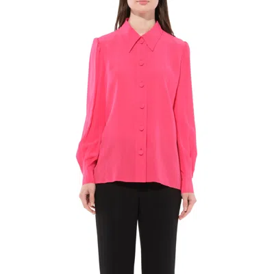 Givenchy Women's Long Sleeve Blouse In Pink