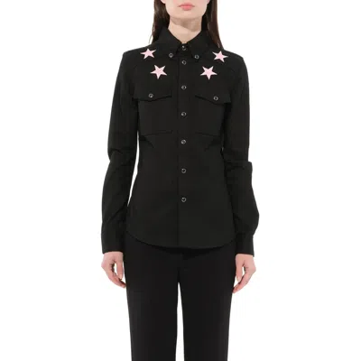Givenchy Women's Long Sleeve Shirt In Black