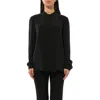 Givenchy Long Sleeve Top In Black
