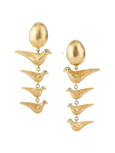 Givenchy Women's Lucky Charms Earrings In Metal In Yellow