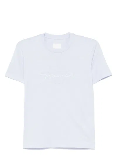 GIVENCHY WOMEN'S MC SLIM T-SHIRT EMBROIDERED LOGO