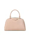 Givenchy Antigona East-west Medium Suede Top Handle Bag In Pink