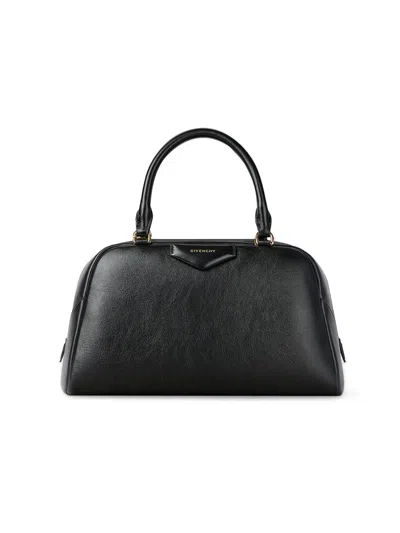 Givenchy Women's Medium Antigona East-west Soft Top Handle Bag In Grained Leather In Black