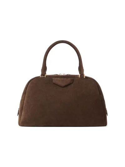 Givenchy Women's Medium Antigona East-west Soft Top Handle Bag In Suede
