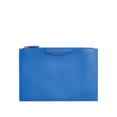 Givenchy Women's Medium Antigona Pouch In Blue