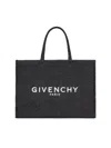 Givenchy Womens 001-black G-tote Medium Raffia Tote Bag
