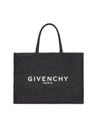 GIVENCHY WOMEN'S LA PLAGE MEDIUM G-TOTE BAG IN RAFFIA