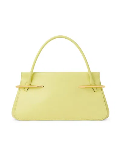 Givenchy Women's Medium Pinch Top Handle Bag In Leather In Yellow