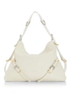Givenchy Women's Medium Voyou Bag In Leather In Ivory