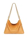 Givenchy Women's Medium Voyou Chain Bag In Leather In Brown