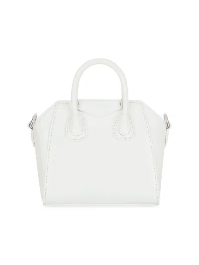 GIVENCHY WOMEN'S MICRO ANTIGONA TOP HANDLE BAG IN BOX LEATHER