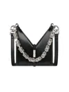 GIVENCHY WOMEN'S MICRO CUT OUT BAG IN BOX LEATHER WITH CHAIN