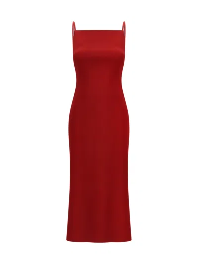 GIVENCHY GIVENCHY WOMEN MIDI DRESS WITH DRAPED BACK