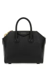 Givenchy Antigona Medium Top Handle Bag In Grained Leather In Black