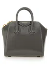 Givenchy Womens Antigona Mini Leather Top-handle Bag Charcoal In Gray