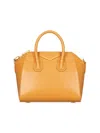 Givenchy Women's Mini Antigona Bag In Box Leather In Orange