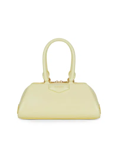 Givenchy Women's Mini Antigona Cube East-west Top Handle Bag In Yellow