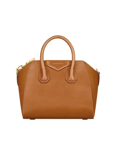 Givenchy Women's Mini Antigona Top Handle Bag In Brown