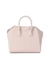 Givenchy Women's Mini Antigona Top Handle Bag In Box Leather In Pink