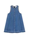 Givenchy Mini Robe En Denim Bleu Moyen In Blue