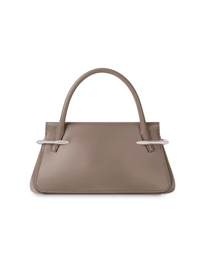 Givenchy Women's Mini Pinch Top Handle Bag In Leather In Brown