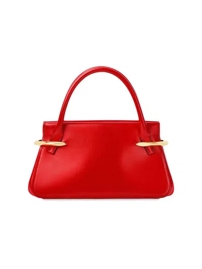 Givenchy Women's Mini Pinch Top Handle Bag In Leather In Red