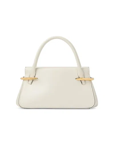 Givenchy Women's Mini Pinch Top Handle Bag In Leather In White