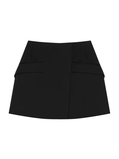 Givenchy Women's Mini Skirt In Wool In Black