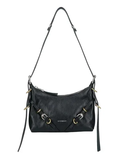 Givenchy Nano Voyou Leather Tote Bag In Black
