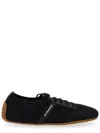 Givenchy Black Sneaker With Logo Lettering On The Side In Fabric Woman In Black