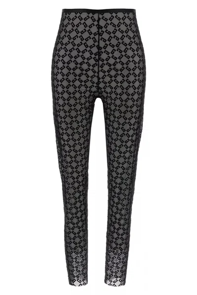 GIVENCHY GIVENCHY WOMEN MONOGRAM LOGO LEGGINGS