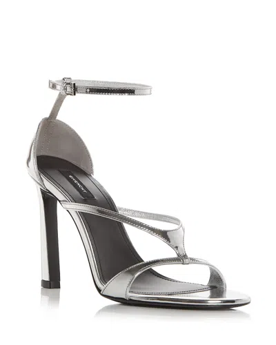 Givenchy Women's Naked Sandals In Silver