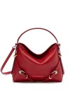 Givenchy Nano Voyou Bag In Leather In Vermillon