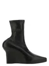 Givenchy Nappa Leather Ankle Boots With 8 Cm Wedge Height