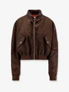 Givenchy Women Nylon Bomber Jacket With Double Zip