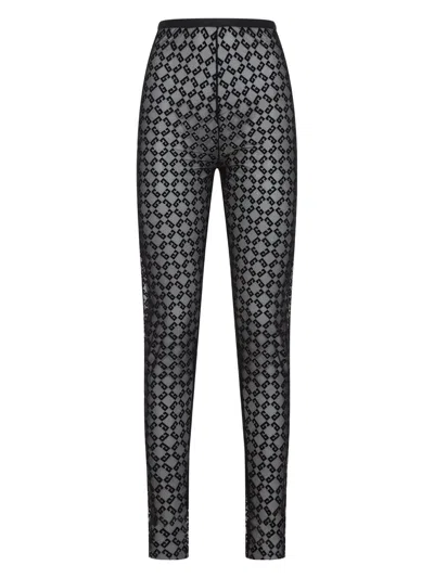 GIVENCHY WOMEN'S NYLON STRETCH LEGGINGS