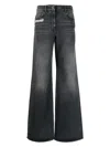 Givenchy High-rise Flared Jeans In Black