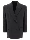 Givenchy Women Oversized Double Breasted Jacket In Black