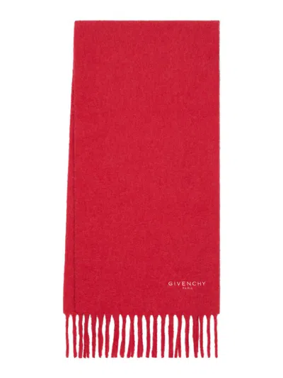 Givenchy Women's Oversized Scarf In Alpaca Wool In Red
