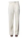 Givenchy Women's Pants With Belt In White