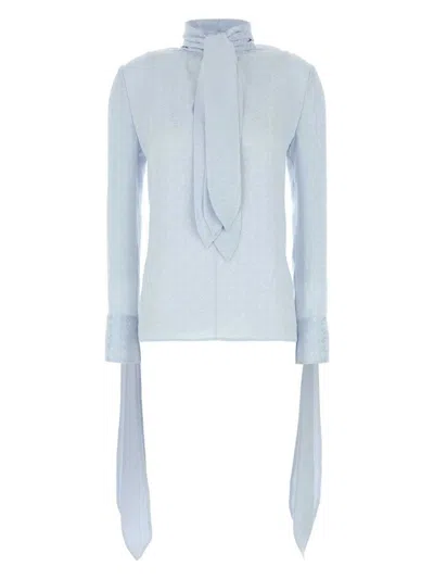 GIVENCHY WOMEN'S PASTEL SILK BLOUSE TOP