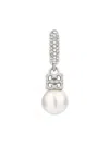 GIVENCHY WOMEN'S PEARL EARCUFF IN METAL WITH CRYSTALS