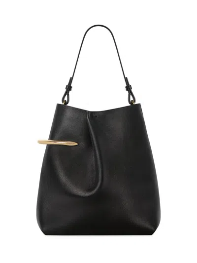 Givenchy Women's Pinch Me Pouch In Nappa Leather In Black